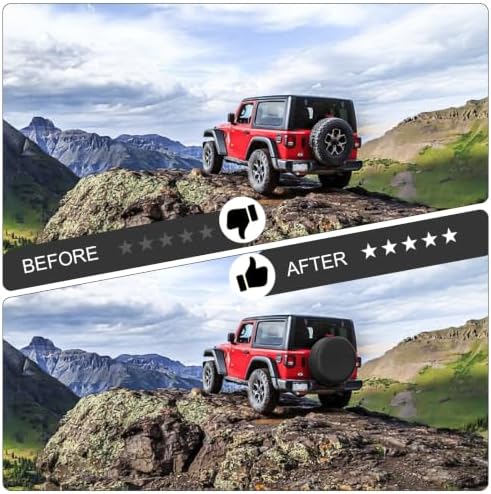 Spare Tire Cover for RV Trailer, Waterproof Leather Wheel Cover - Image 4