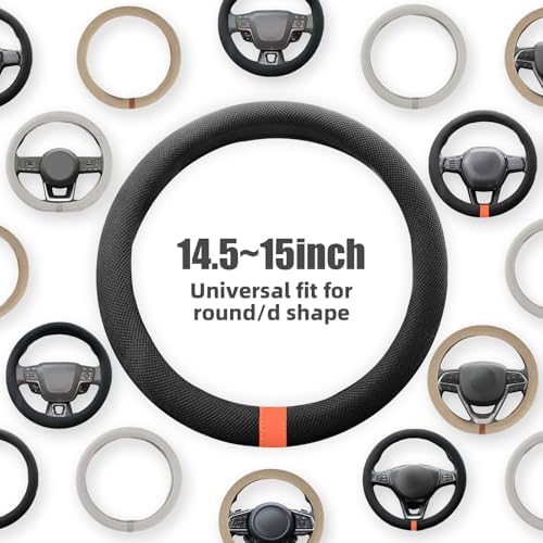 15" Silicone Steering Wheel Cover - Image 2