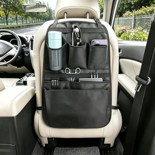 Car Seat Back Organizer with Compartment - Image 2
