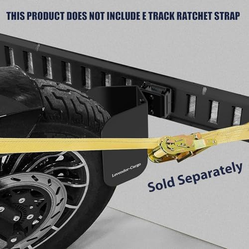 1Pcs E Track Wheel Chock for Motorcycle, Durable Quality E Track Dirt Bike - Image 7