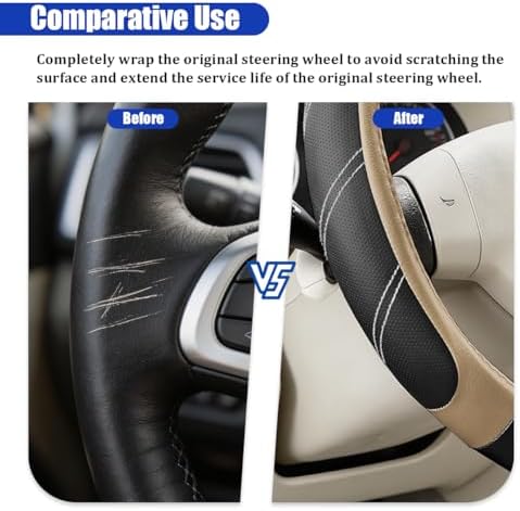 Car Steering Wheel Cover, 14.5-15" - Image 4