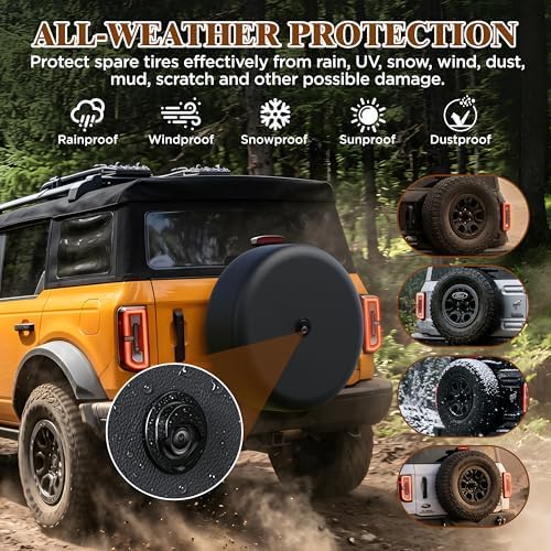Spare Tire Cover with Backup Camera Hole - Image 4