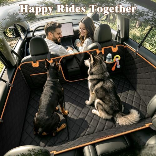 V2 New 600D Hard Bottom Car Seat Cover Extender Hammock - Image 2