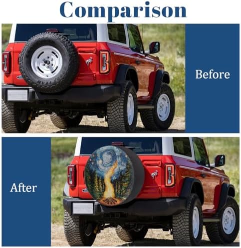 Forest Spare Tire Cover Waterproof Dust-Proof Spare Wheel Covers - Image 5