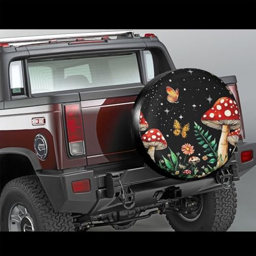 Magical Red Mushrooms Spare Tire Cover - Image 2