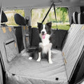 Dog Car Seat Cover for Back Seat, Hard Bottom Back Seat Extender for Dogs by Unknown