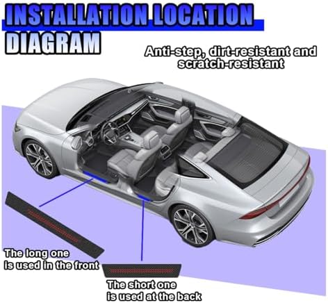 Car Door Sill Protector, Anti-Scratch Threshold Strip - Image 7