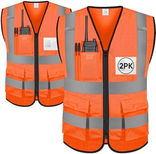 TICONN High Visibility Reflective Safety Vest by TICONN