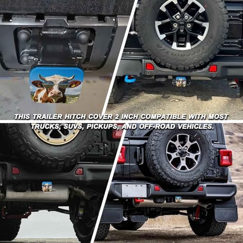 2" Trailer Hitch Cover Rubber Receiver Tube Cap Trailer Hitch Covers - Image 5