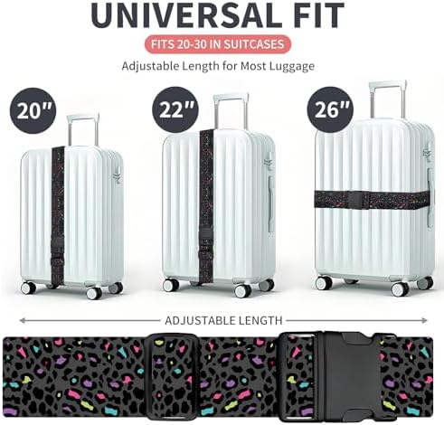 Luggage Strap for Suitcases Adjustable Travel Belt - Image 5