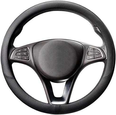 COFIT Breathable Car Steering Wheel Cover 15 inch Auto Universal Leather Wrap by COFIT