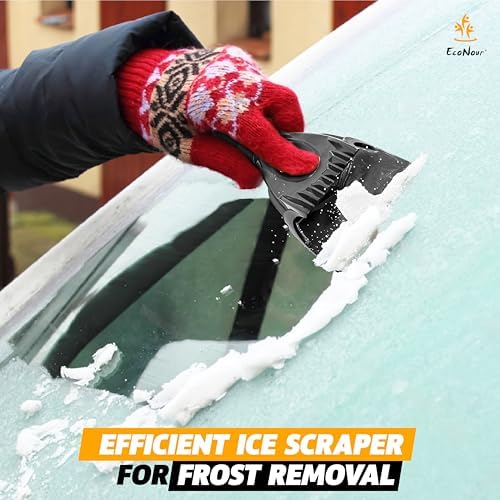 EcoNour Ice Scraper for Car Windshield 2 Pack Cleaning Scraper - Image 6