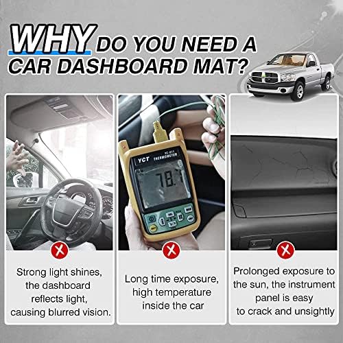 CARTIST Dashboard Cover Fits for 2002-2005 Dodge Ram 1500 and 2003-2005 Dodge - Image 2