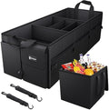 Sposuit Large Trunk Organizer - 98L Collapsible Car Storage by Sposuit