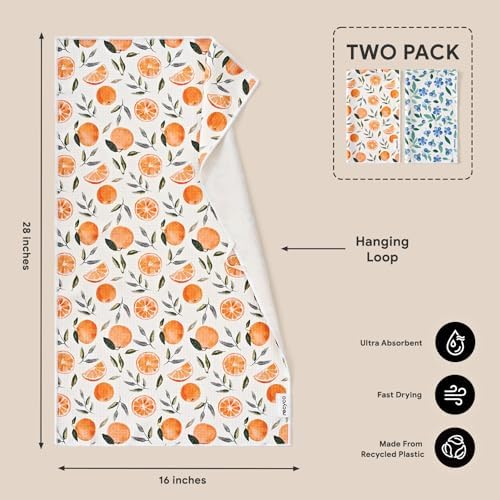 RECYCO Waffle Kitchen Towel Set of 2 - Image 2
