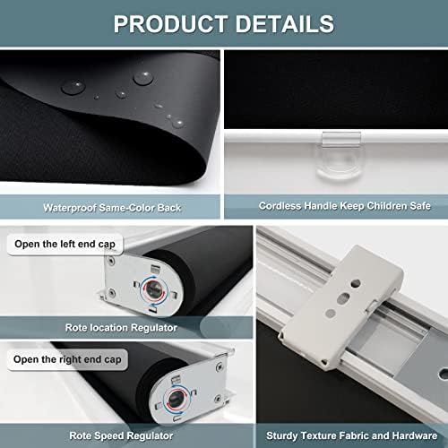 AOSKY Blackout Cordless Roller Shade - Image 7