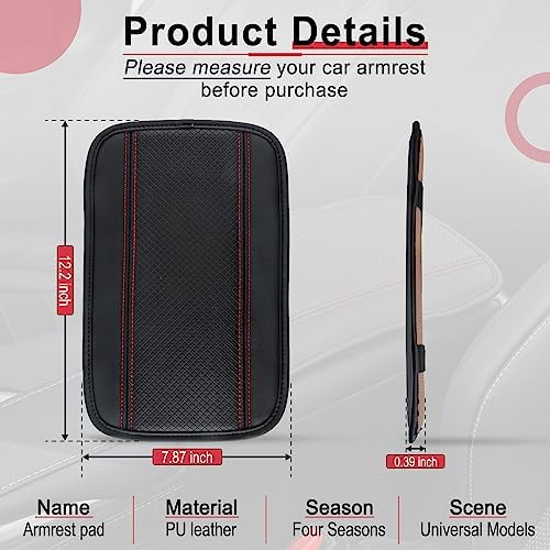 Amiss Car Center Console Pad, Universal Waterproof Car Armrest Seat Box Cover - Image 5