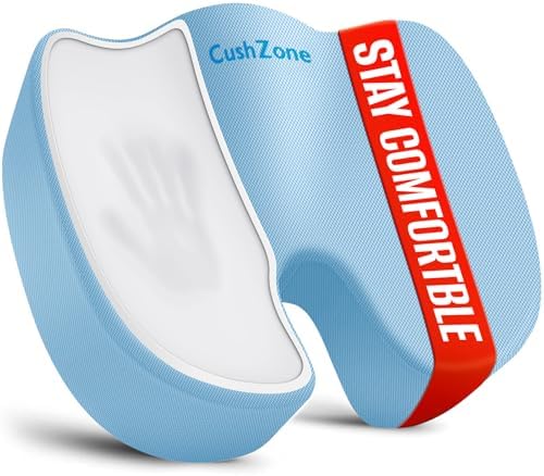 CushZone XXL Memory Foam Seat Cushion by CushZone