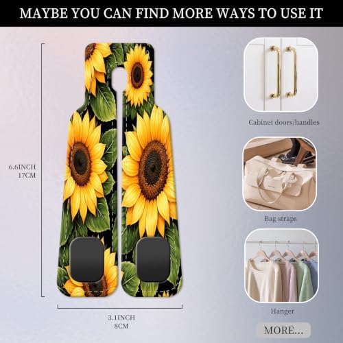 PU Leather Car Seat Hook, Storage Headrest Hanger, Cute Car Backseat Organizer - Image 4