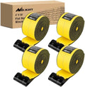 Nilight Truck Straps 4" x 30' Heavy Duty Tie Down by Nilight