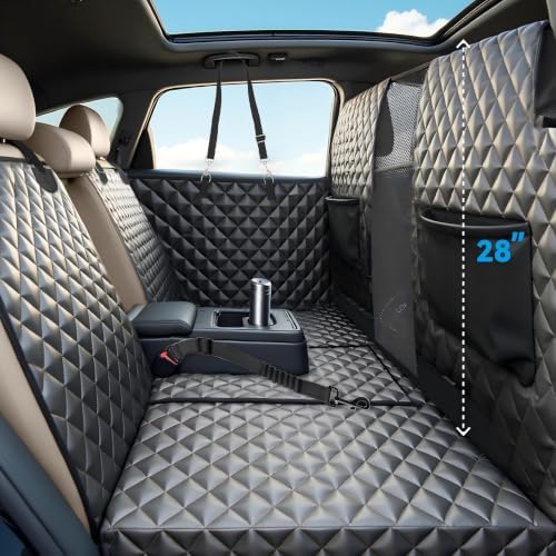 High Barrier Dog Car Seat Cover, Waterproof Back Seat Extender by Unknown