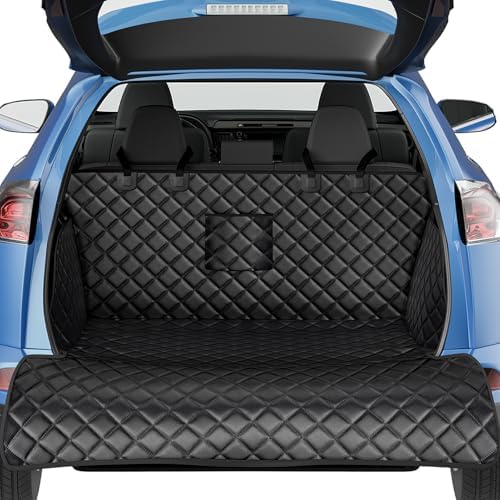 PETICON SUV Cargo Liner for Dogs, PU Leather Trunk Cover by PETICON