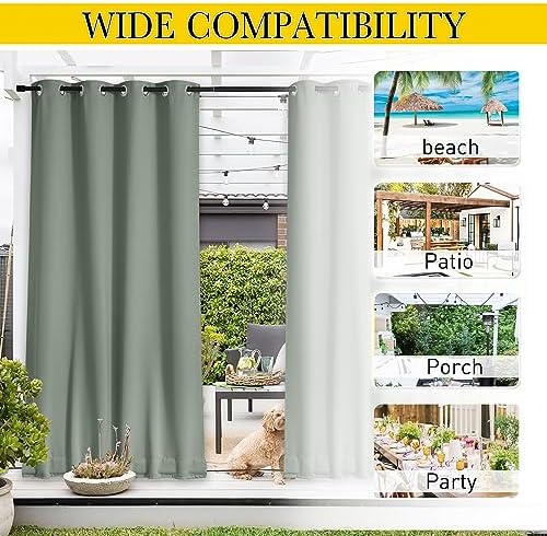 NICETOWN 2 PCs Waterproof Outdoor Curtains - Image 6