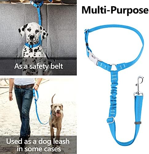 Plutus Pet Dog Seat Belt for Car Headrest, Reflective - Image 6