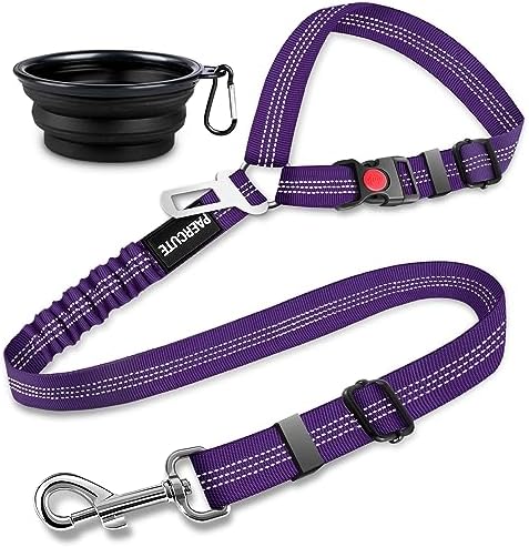 2 Piece Set Dog Seat Belt by Paercute