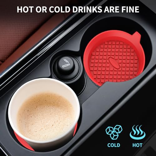 ME.FAN Car Cup Holder Coasters Silicone Cups Mats, Automotive Universal - Image 6