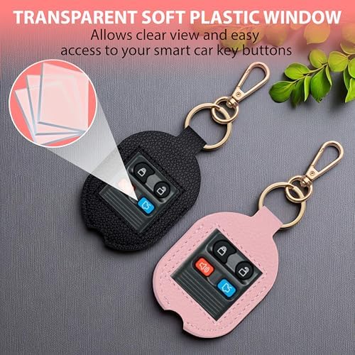 Leather Remote Key Fob Sleeve for Broken Car Key Loop Replacement - Image 4