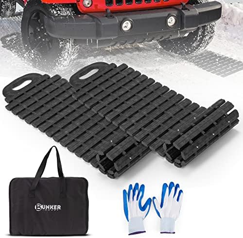 BUNKER INDUST Tire Traction Mats Portable Recovery Tracks by BUNKERINDUST