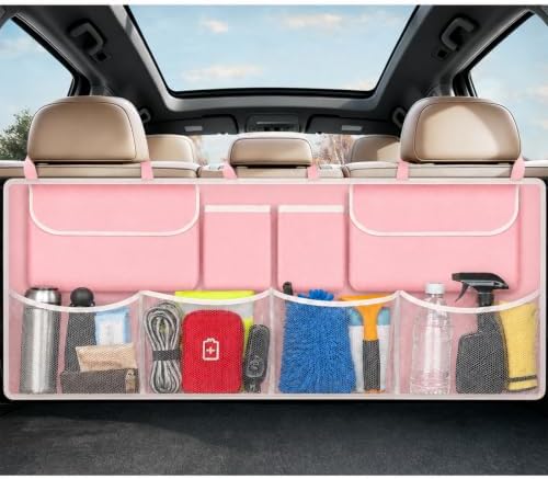 Car Trunk Organizer, Large Capacity Backseat Trunk Storage Organizer by Unknown