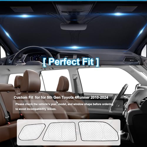 KMF 8pcs Thicken Car Window Shades - Image 5
