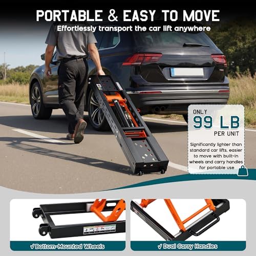Albott 5000 lb Portable Car Lift - Image 6