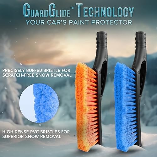 EcoNour 27" Ice Scraper for Car Windshield and Car Snow Brush - Image 3
