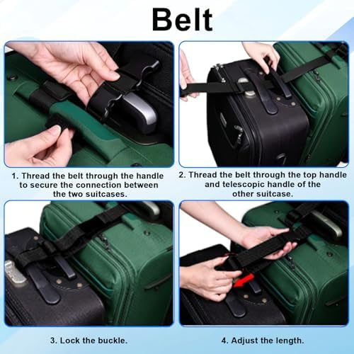 2 Pack Luggage Connector, Straps - Image 5