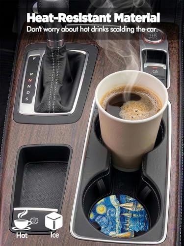 WOCOCN Car Coasters for Cup Holders - Image 3