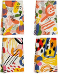 Lovdazzles 4 Pcs Abstract Art Bohemia Kitchen Towels Tea Towel by Lovdazzles