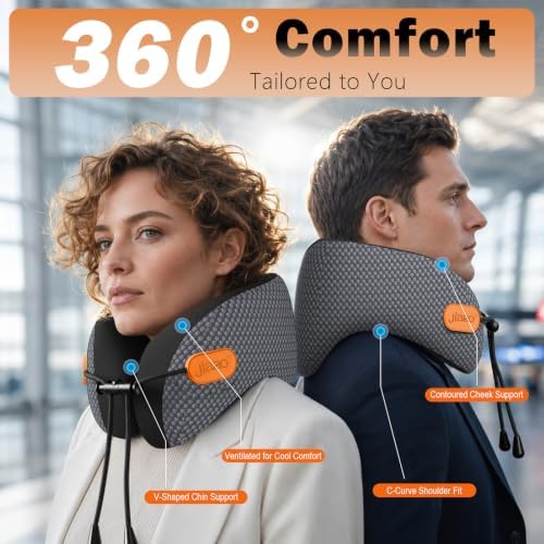 jiaao Travel Pillow, Airplane Neck Pillow - Image 2