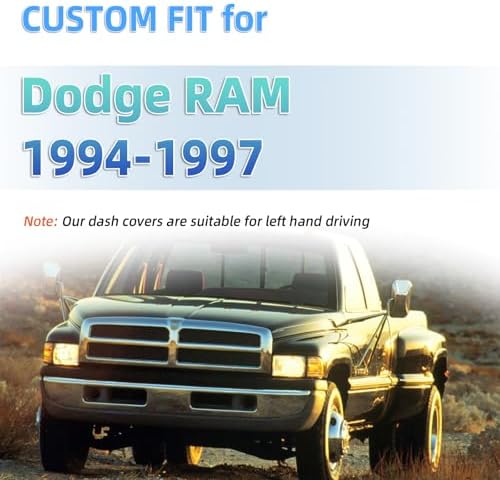 SKYLOTEC Dash Cover for Dodge RAM 1500 2500 3500 1994-1997 - Image 2