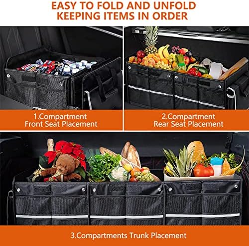 AOPHY Car Trunk Organizer with Insulated Cooler Bag, Foldable & Waterproof - Image 4