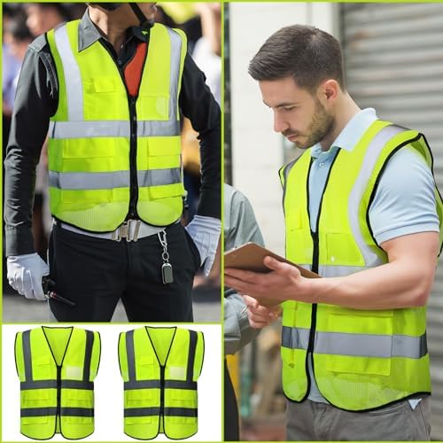 JenPen 10 Pcs Reflective Safety Vests - Image 6