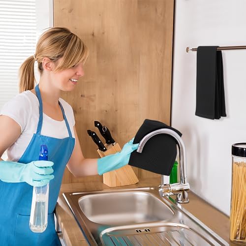 Kitinjoy 100% Cotton Waffle 4-Pack Kitchen Towels - Image 5
