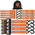 1.5" x 12' Heavy Duty Ratchet Straps by Unknown