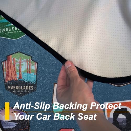Back Seat Cover for Car Trucks Van SUV Jeep, Waterproof Rear Bench Towel Seat - Image 5