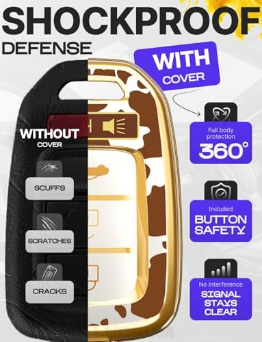 Lucrum Compatible with Honda Key Fob Cover & Keychain - Image 4