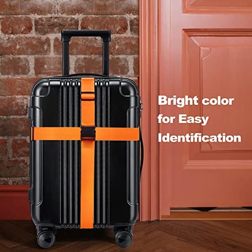 Chelmon Luggage Straps for Suitcases TSA Approved Travel Essentials 4 Pack - Image 6