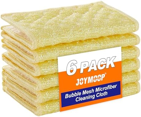 JOYMOOP Microfiber Cleaning Cloth, 6 Piece Set, Extra Small by JOYMOOP