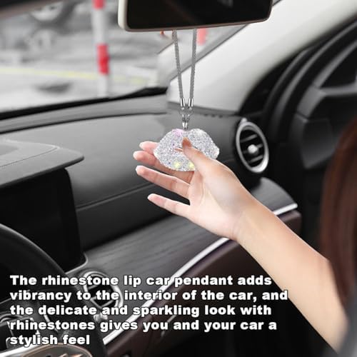 Bling Lip Diamond Car Hanging Accessories - Image 5